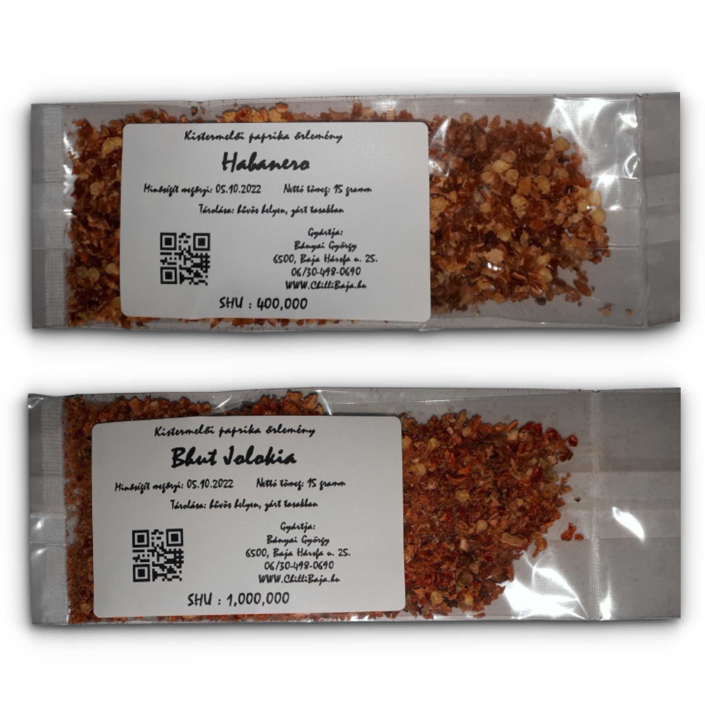 Fűszerpaprika őrlemények-Chillibaja