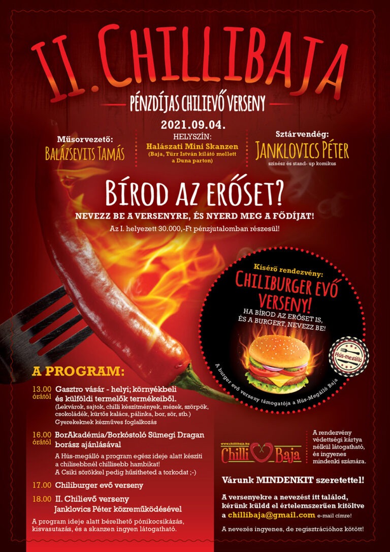 II. Chillievő verseny Baja