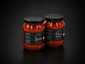 Kézműves lecsó üvegben – Chilli Baja, sima és pikáns