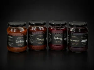 Kézműves lekvárok üvegekben – Chilli Baja